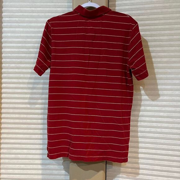 Urban Pipeline Red and White Stripe Polo Shirt, Men's:‎ Medium - Picture 3 of 4
